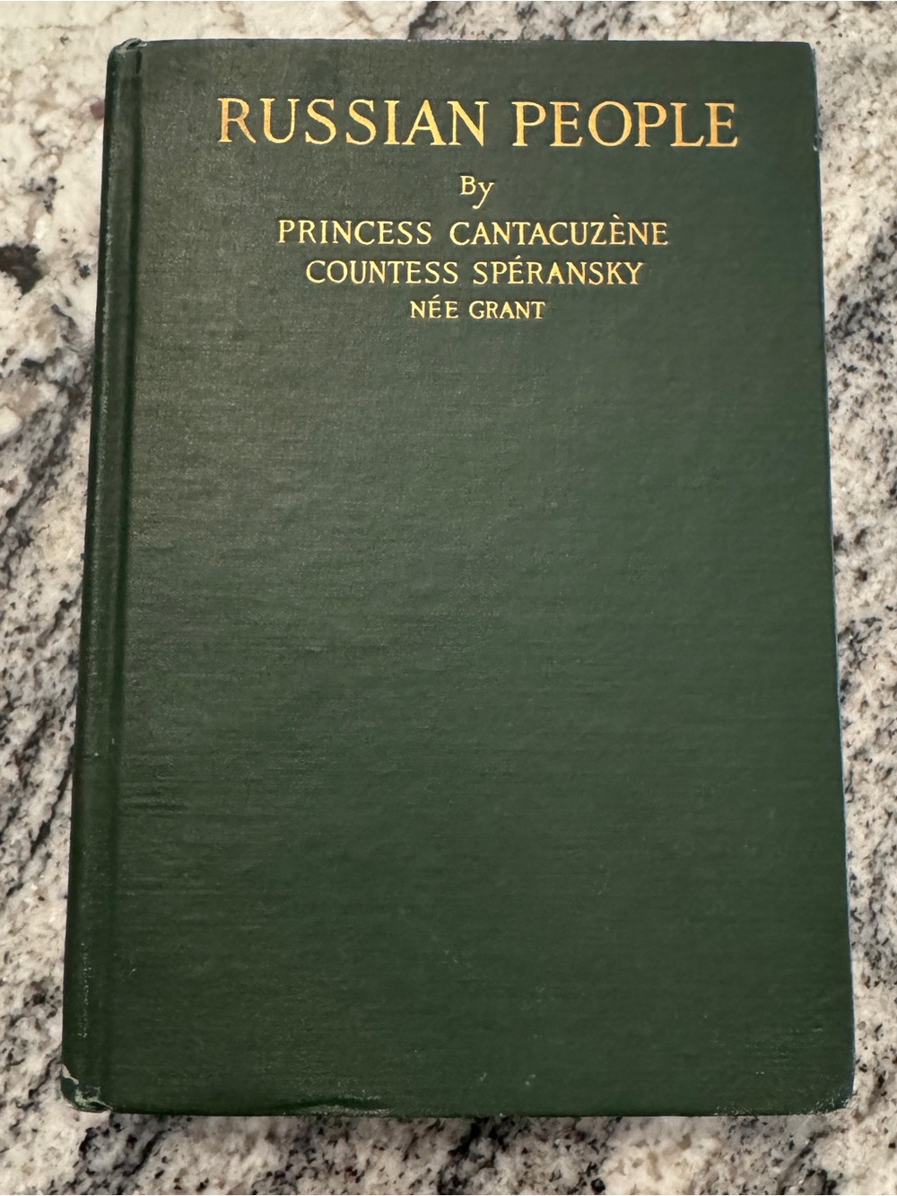 1920 Russian People Princess Cantacuzene 1st Ed Russian Revolution Hardcover